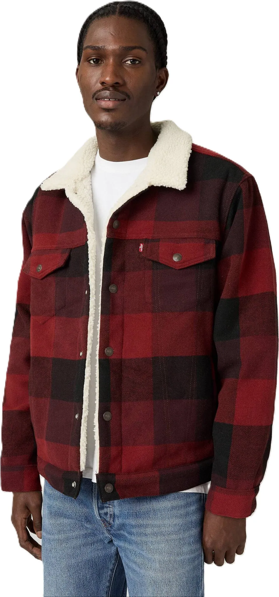 Relaxed Fit Plaid Trucker Jacket - Men's|-|Manteau de camionneur à carreaux coupe décontractée - Homme sold by Altitude Sports product image thumbnail 4