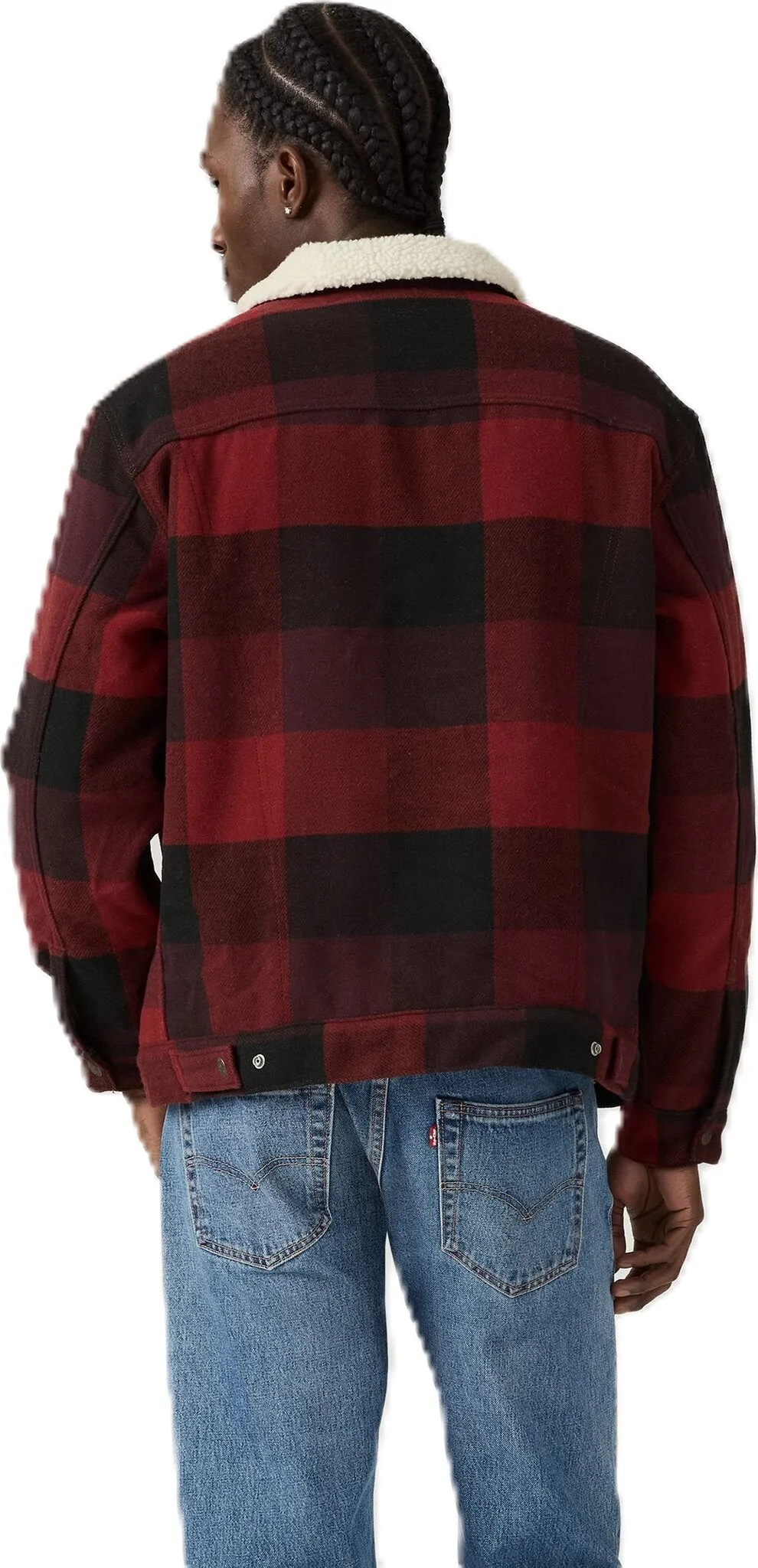 Relaxed Fit Plaid Trucker Jacket - Men's|-|Manteau de camionneur à carreaux coupe décontractée - Homme sold by Altitude Sports product image thumbnail 5