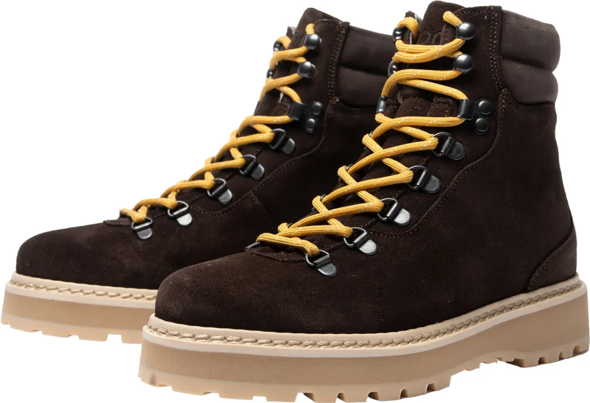 Hiking Grained Leather Shearling Lining Boots - Men's|-|Bottes en cuir grainé avec doublure en - Homme sold by Altitude Sports
