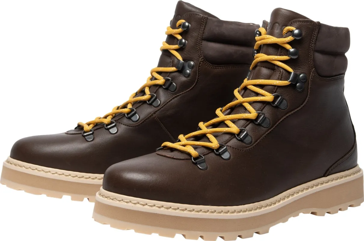 Hiking Grained Cow Leather Shearling Lined Hiking Boots - Men's|-|Bottes de randonnée en daim doublé en cuir Hiking - Homme sold by Altitude Sports