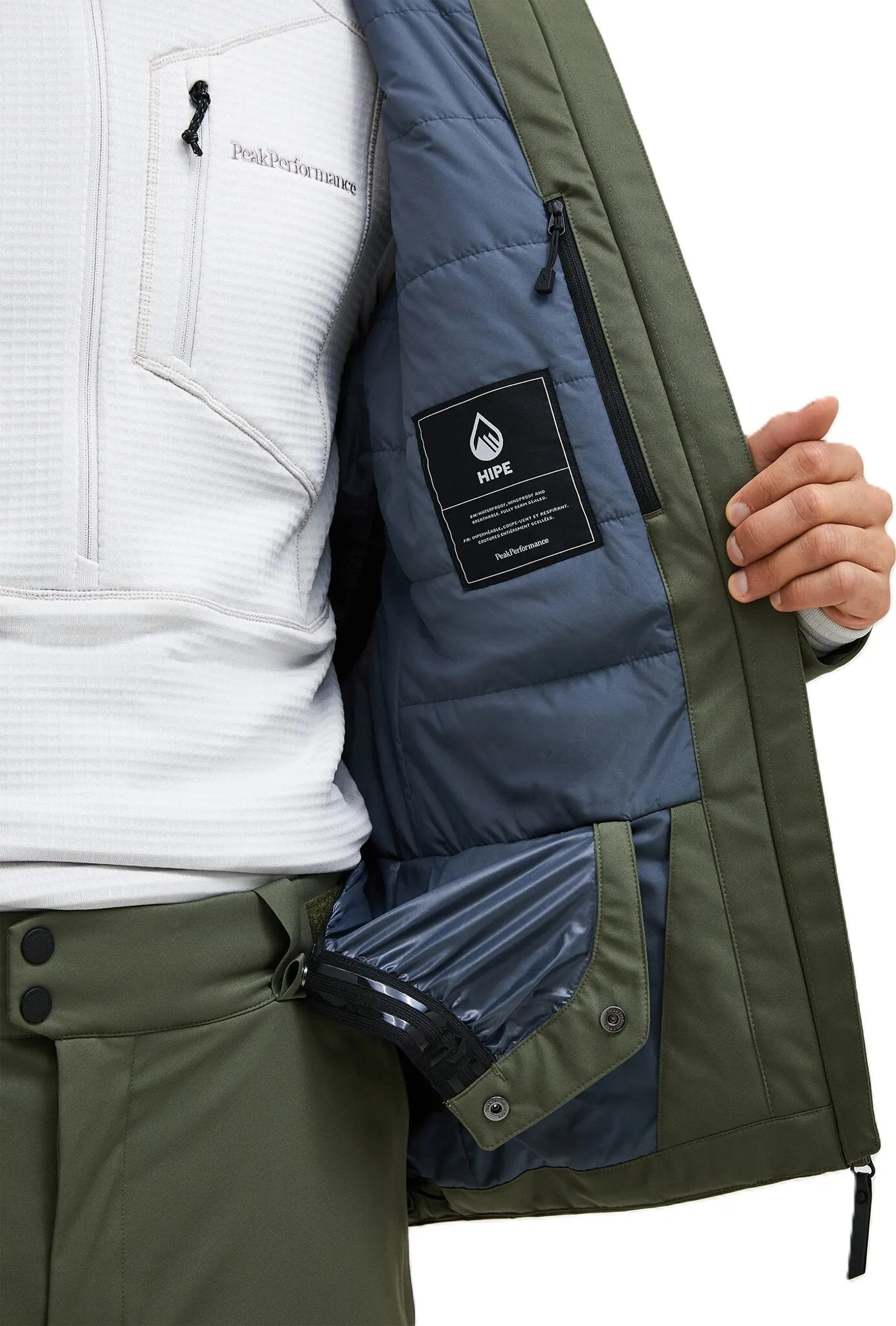 Maroon HIPE® 2L Insulated Shell Jacket - Men's|-|Manteau isolant HIPE® 2L marron - Homme sold by Altitude Sports product image thumbnail 3