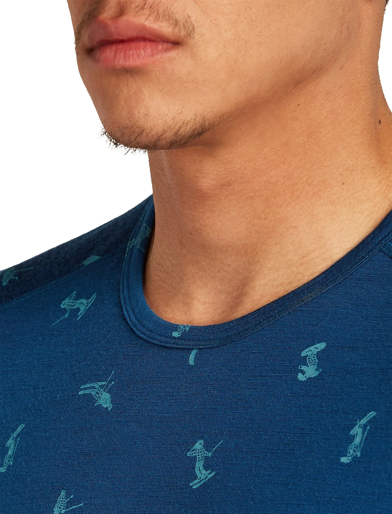 Merino 200 Oasis Snow Day Long Sleeve Crewe Thermal Top - Men's|-|Haut thermique à col rond et manches longues en mérinos 200 Oasis Snow Day - Homme sold by Altitude Sports product image thumbnail 5