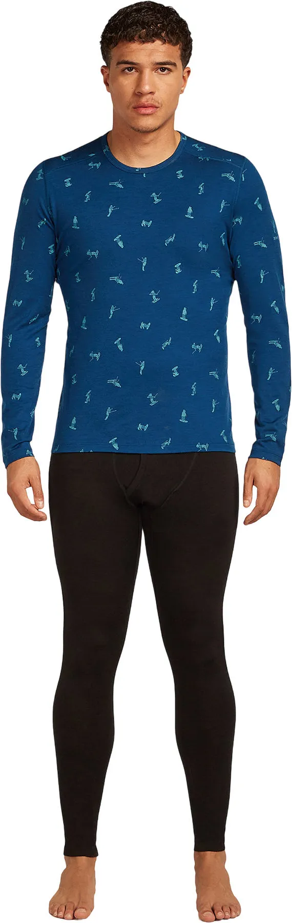 Merino 200 Oasis Snow Day Long Sleeve Crewe Thermal Top - Men's|-|Haut thermique à col rond et manches longues en mérinos 200 Oasis Snow Day - Homme sold by Altitude Sports product image thumbnail 2