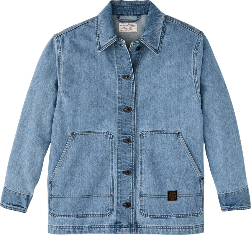 Denim Barn Coat - Women's|-|Manteau style grange en denim - Femme sold by Altitude Sports