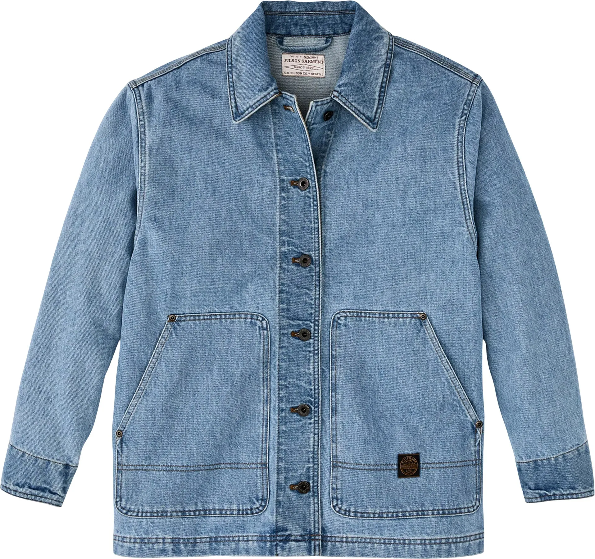 Denim Barn Coat - Women's|-|Manteau style grange en denim - Femme sold by Altitude Sports