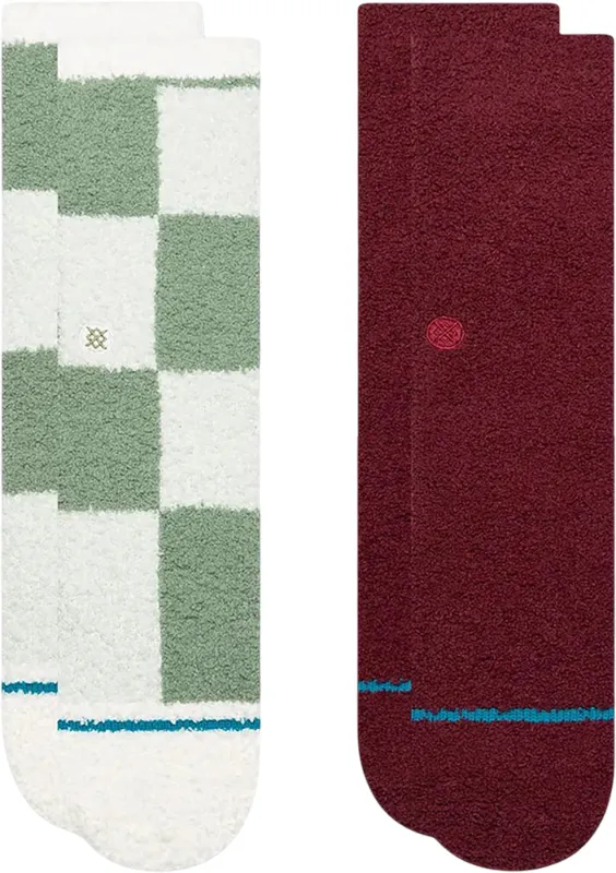 Patchwork Cozy Box Set Crew Socks - Women's|-|Chaussettes mi-mollet Patchwork Cozy Ensemble cadeau - Femme sold by Altitude Sports