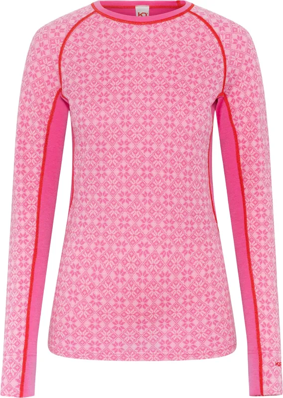 Rose Light Long Sleeve Base Layer Top - Women's|-|Couche de base pour le haut à manches longues Rose Light - Femme sold by Altitude Sports