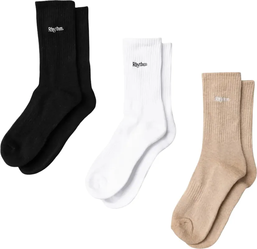 Essential 3-Pack Crew Socks - Men's|-|Chaussettes mi-mollet paquet de 3 Essential - Homme sold by Altitude Sports
