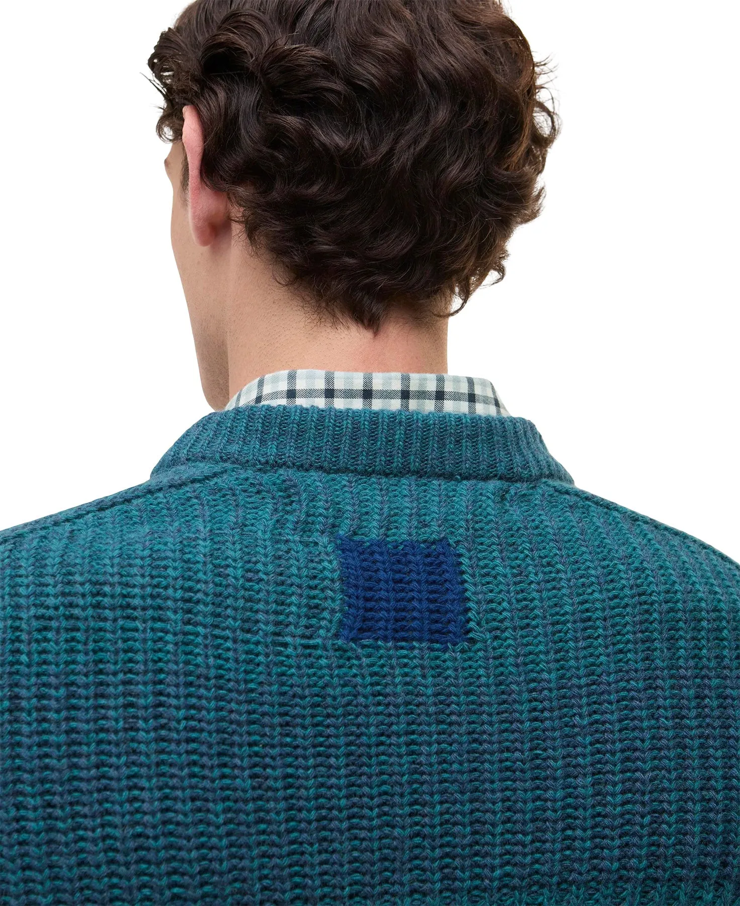 Barbour X Paul Smith Saddle Crew Neck Sweater - Men's|-|Chandail à col rond Saddle Barbour X Paul Smith - Homme sold by Altitude Sports product image thumbnail 3