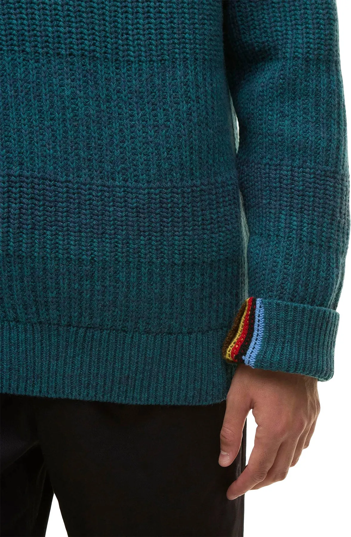 Barbour X Paul Smith Saddle Crew Neck Sweater - Men's|-|Chandail à col rond Saddle Barbour X Paul Smith - Homme sold by Altitude Sports product image thumbnail 5