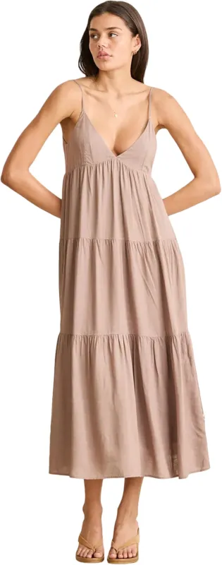 Classic Tiered Midi Dress - Women's|-|Robe mi-longue à volants classique - Femme made by Rhythm.