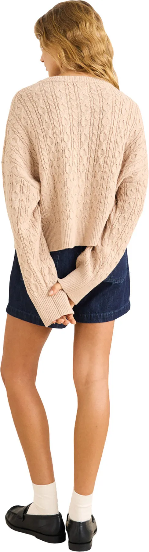 Juniper Cable Knit Cardigan - Women's|-|Cardigan en tricot torsadé Juniper - Femme sold by Altitude Sports product image thumbnail 3