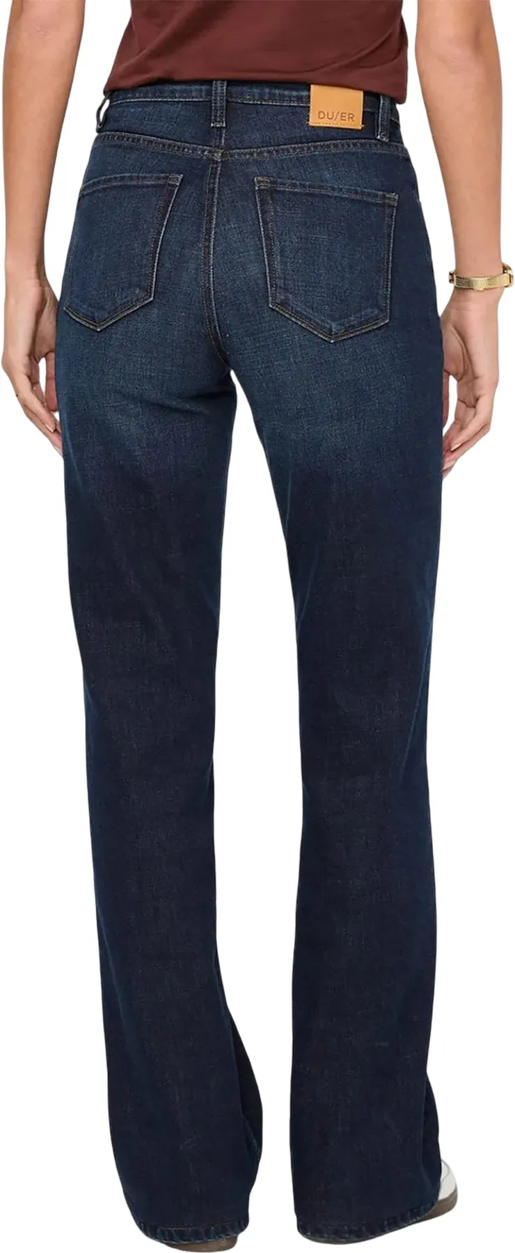 Midweight Denim Wide Leg Zip Fly Jeans - Women's|-|Jean à jambe large en denim de poids moyen à braguette zippée - Femme sold by Altitude Sports product image thumbnail 5