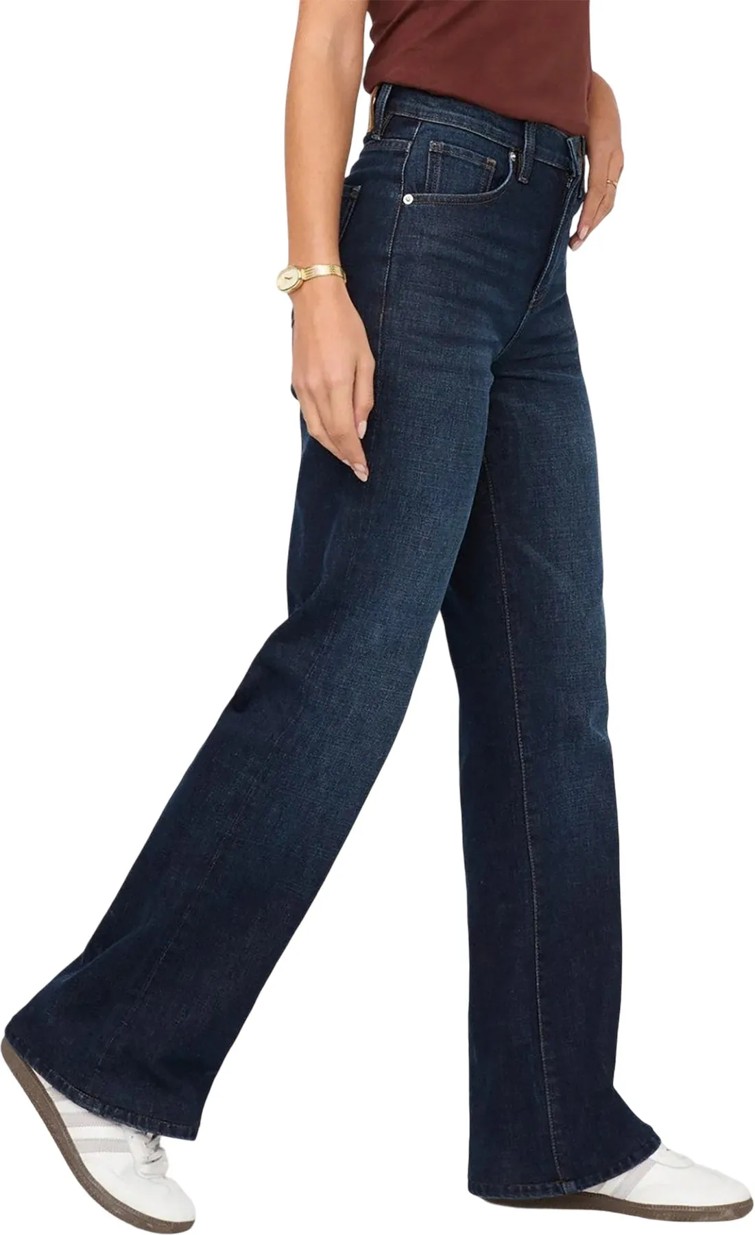 Midweight Denim Wide Leg Zip Fly Jeans - Women's|-|Jean à jambe large en denim de poids moyen à braguette zippée - Femme sold by Altitude Sports product image thumbnail 4