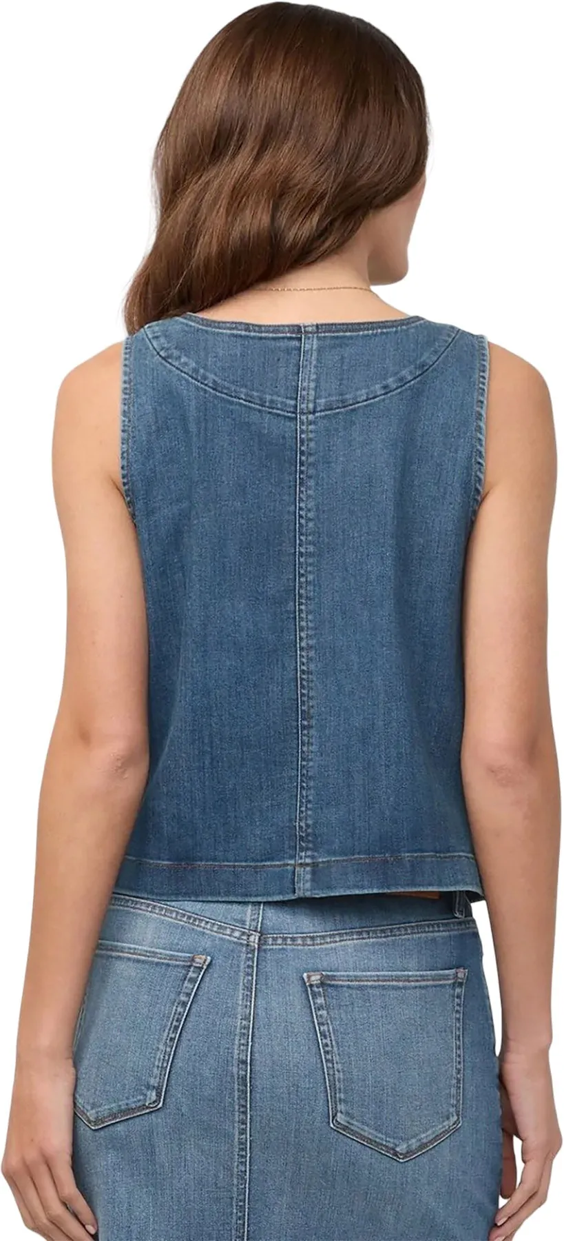 Performance Denim Zip Front Vest - Women's|-|Veste à glissière avant Performance Denim - Femme sold by Altitude Sports product image thumbnail 4