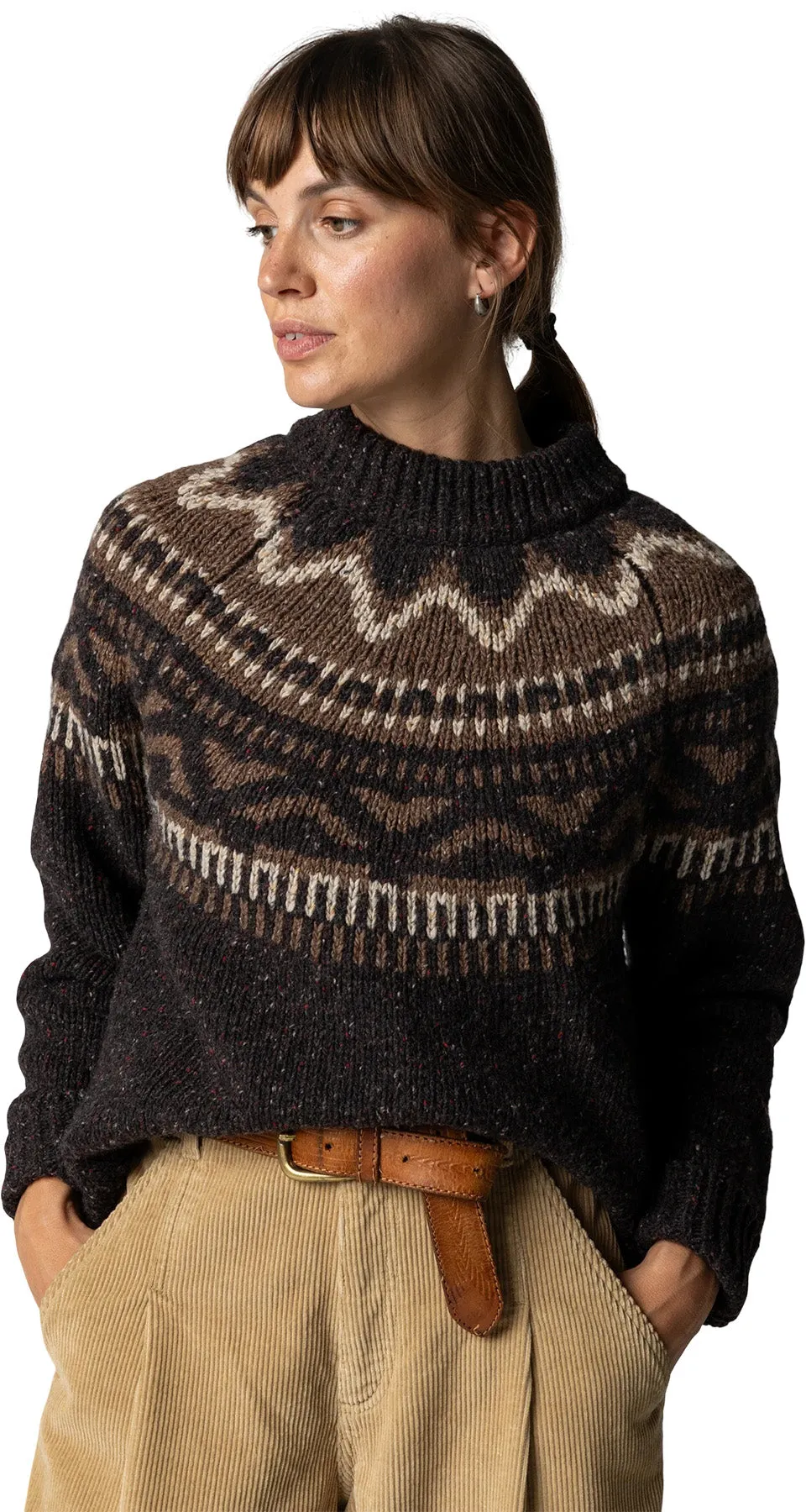 Porth Fair Isle Yoke Jumper - Women's|-|Chandail à empiècement en jersey Jacquard Porth - Femme sold by Altitude Sports product image thumbnail 5