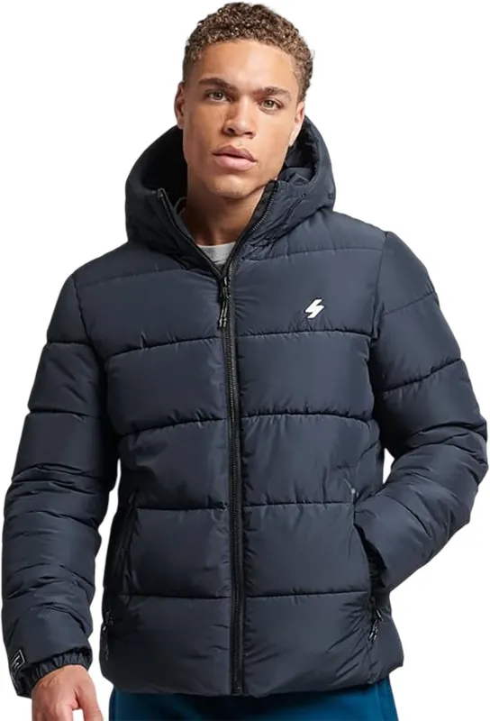 Hooded Sports Puffer Jacket - Men's|-|Manteau doudoune sportive à capuche - Homme sold by Altitude Sports