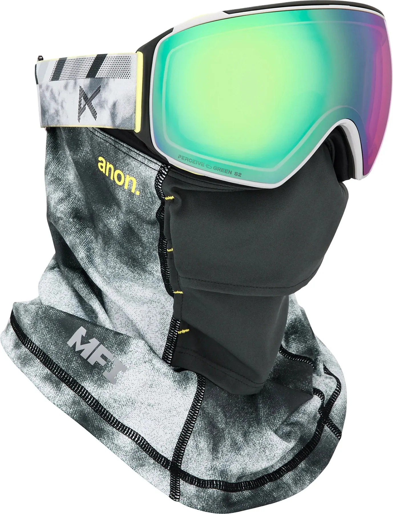 M4 Toric Goggles + Bonus Perceive Lens + MFI Face Mask - Unisex|-|Lunettes de ski toriques M4 + Écran Perceive supplémentaire + Cache-cou MFI - Unisexe sold by Altitude Sports