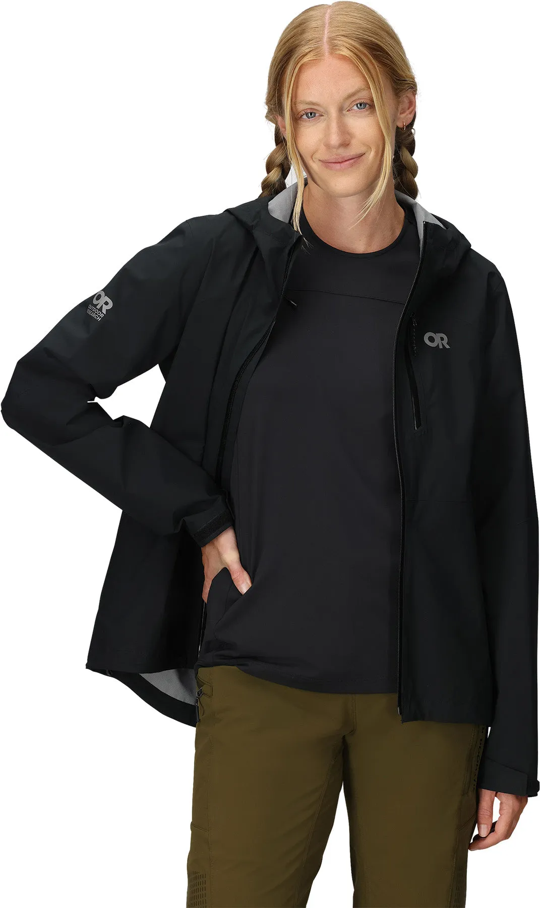 Freewheel MTB Stretch Rain Jacket - Women's|-|Manteau de pluie extensible Freewheel MTB - Femme sold by Altitude Sports product image thumbnail 4