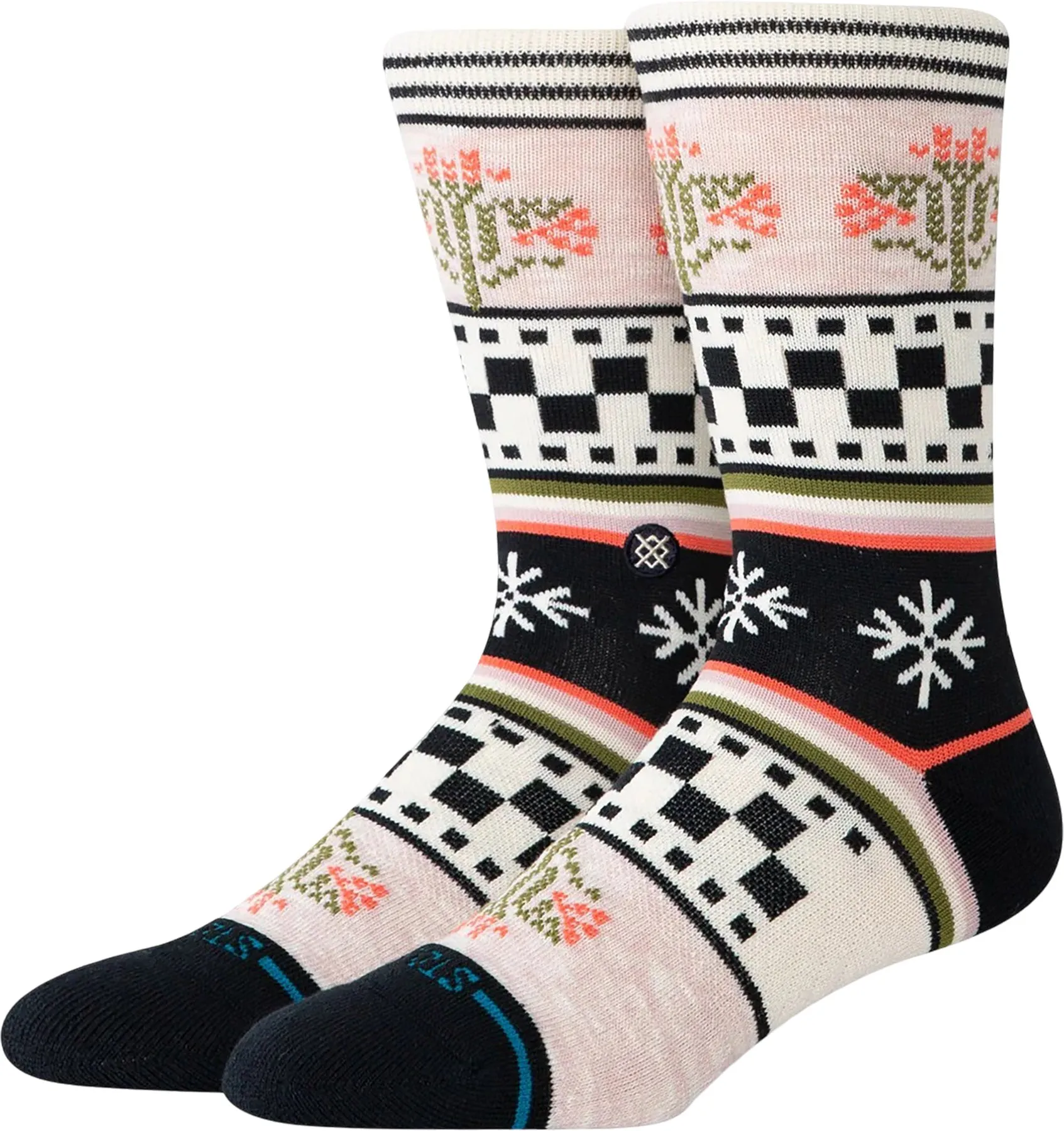 Winter Bloom Crew Socks - Women's|-|Chaussettes mi-mollet Winter Bloom - Femme sold by Altitude Sports