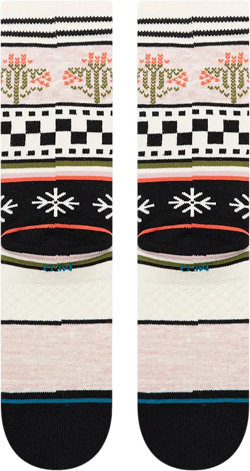 Winter Bloom Crew Socks - Women's|-|Chaussettes mi-mollet Winter Bloom - Femme sold by Altitude Sports product image thumbnail 2