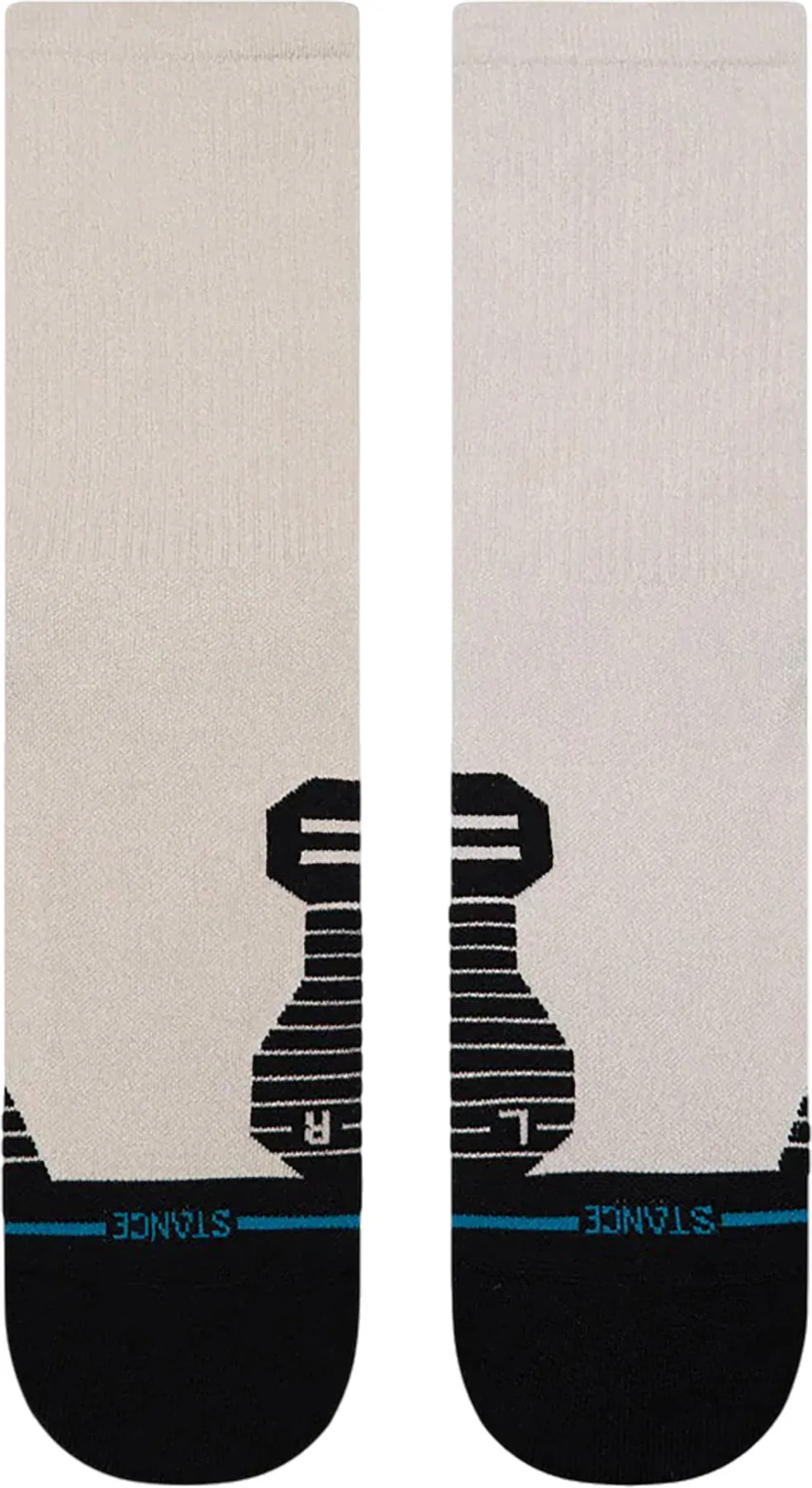Run Light Ribbed Crew Socks - Unisex|-|Chaussettes mi-mollet côtelées Run Light - Unisexe sold by Altitude Sports product image thumbnail 2