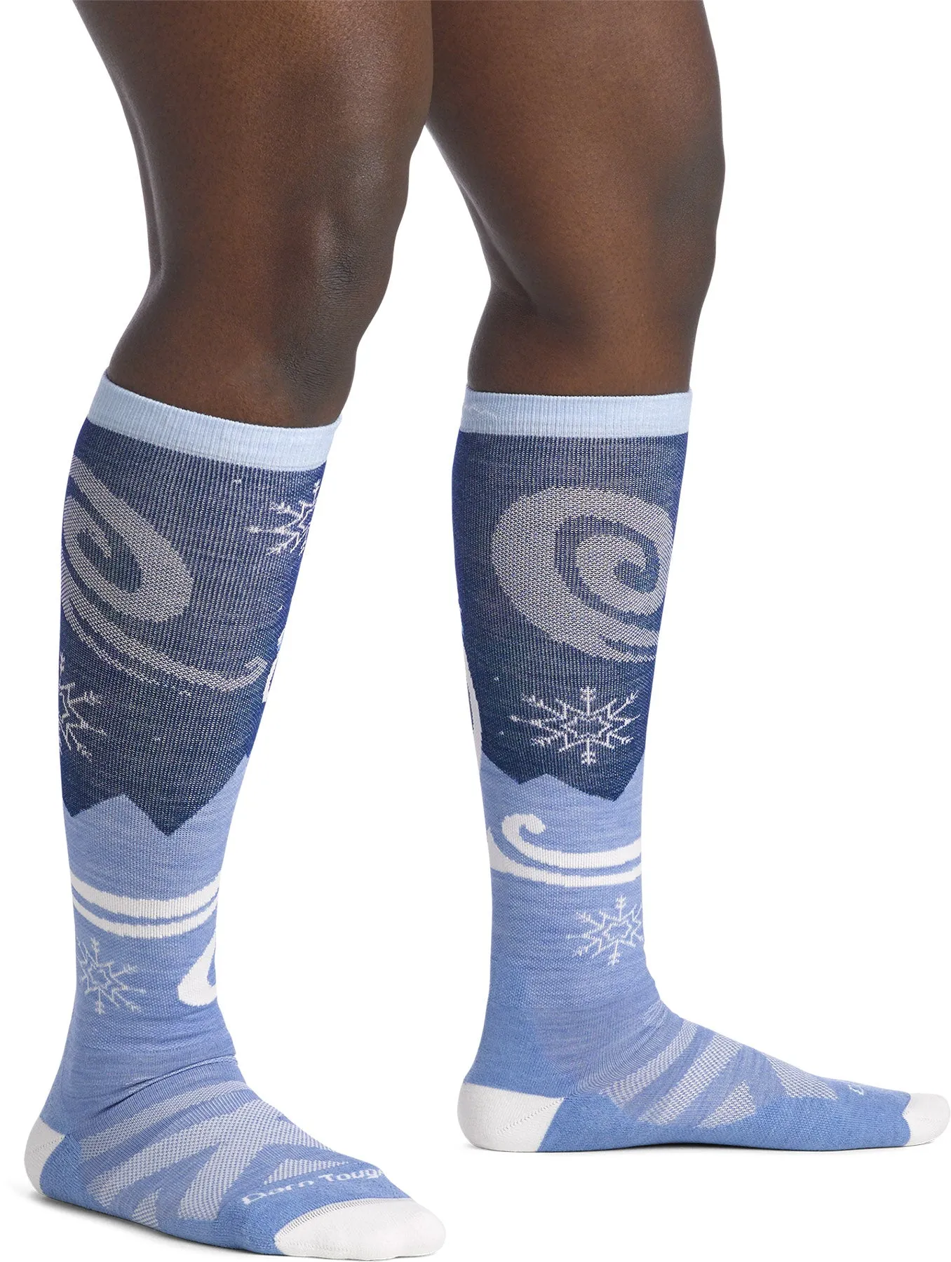 Swirlwind Over-the-Calf Lightweight Ski and Snowboard Socks - Women's|-|Chaussettes de ski et de planche à neige mi-hautes légères Swirlwind - Femme sold by Altitude Sports product image thumbnail 4