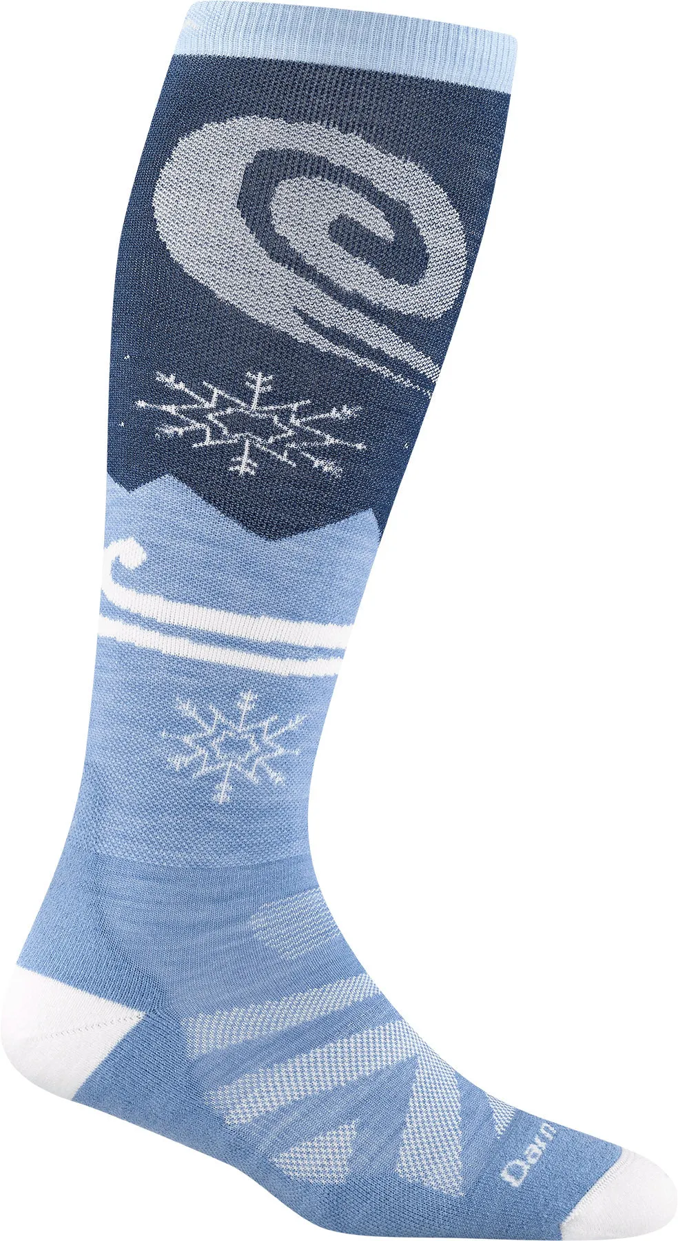 Swirlwind Over-the-Calf Lightweight Ski and Snowboard Socks - Women's|-|Chaussettes de ski et de planche à neige mi-hautes légères Swirlwind - Femme sold by Altitude Sports
