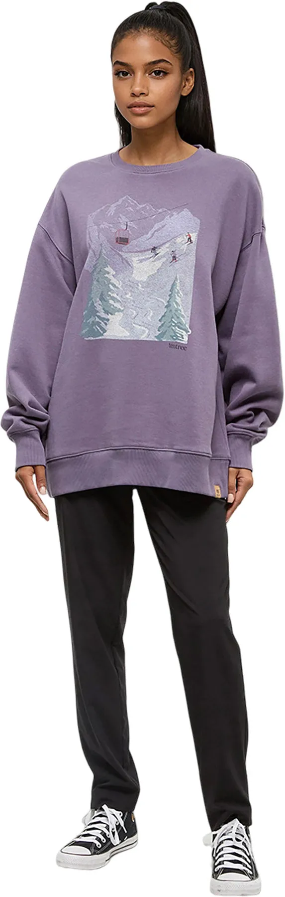 Alpine Oversized Crew - Women's|-|Chandail surdimensionné à col rond Alpine - Femme sold by Altitude Sports product image thumbnail 3