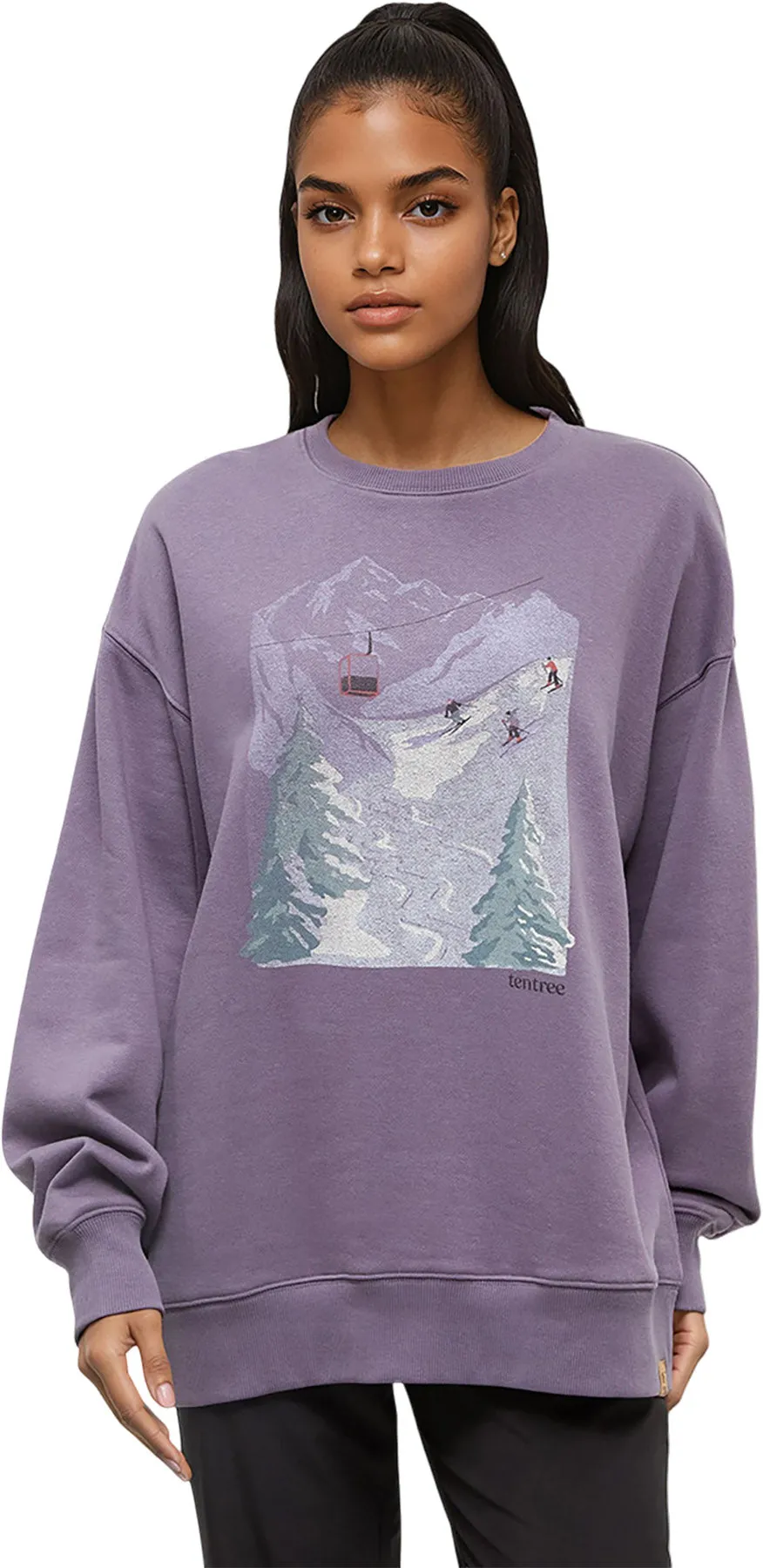 Alpine Oversized Crew - Women's|-|Chandail surdimensionné à col rond Alpine - Femme sold by Altitude Sports