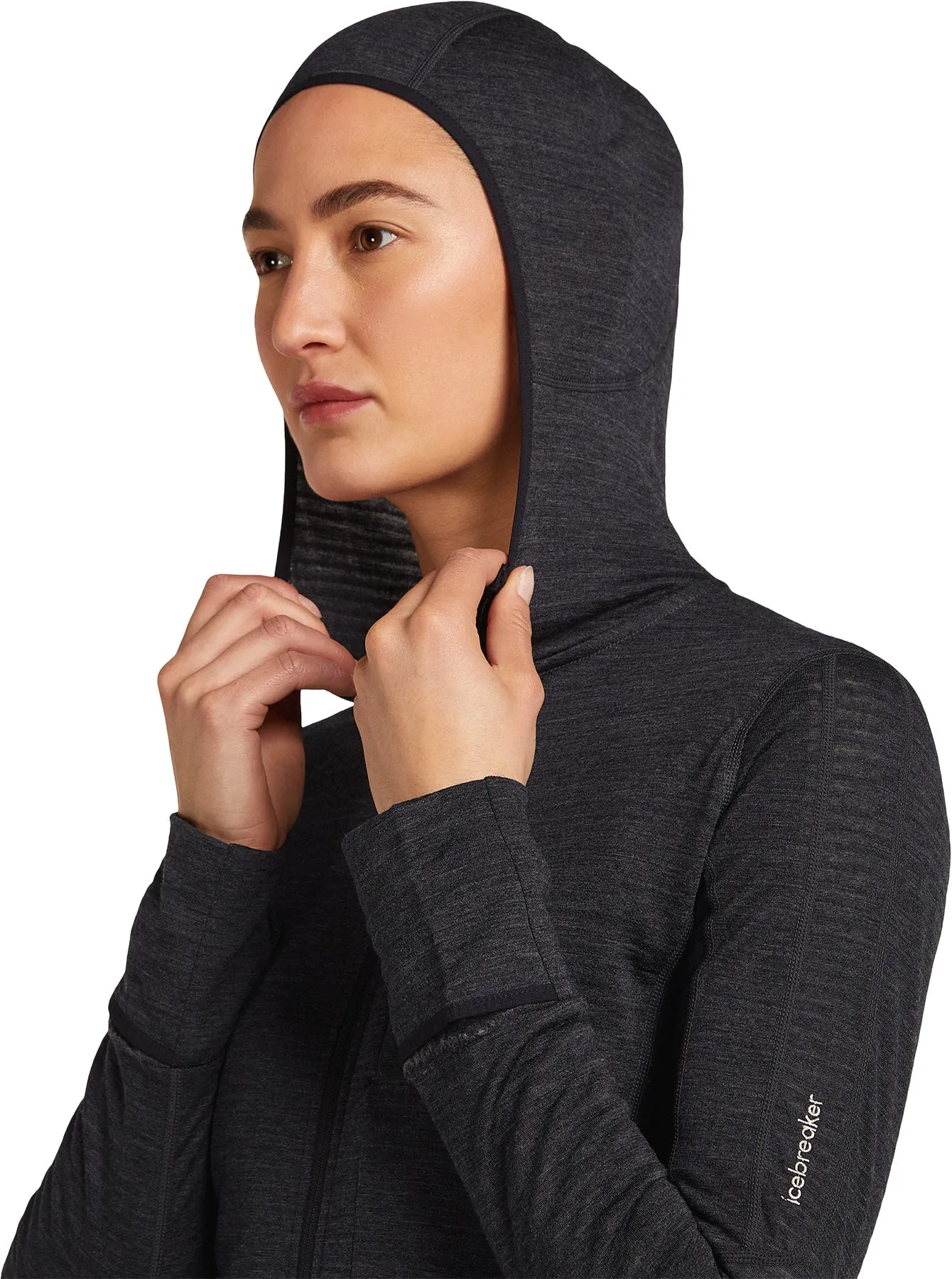 200 RealFleece Descender Merino Blend Zip Hoodie - Women's|-|Chandail à capuchon avec glissière mérinos 200 RealFleece Descender - Femme sold by Altitude Sports product image thumbnail 4