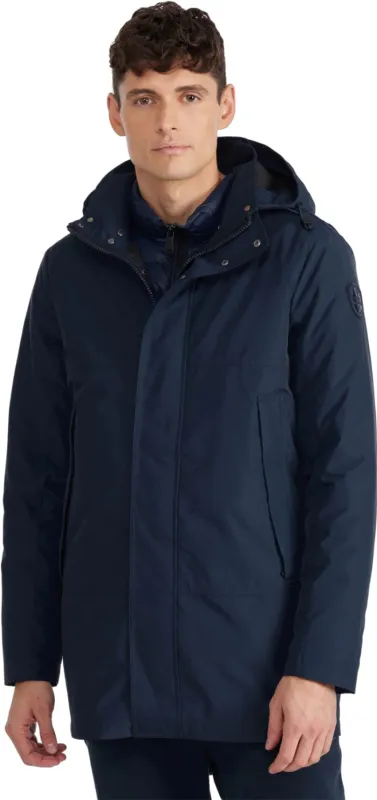 Altair Mid Length Parka with Welded Detail and Detachable Hood - Men's|-|Parka mi-longue avec détails soudés et capuchon amovible Altair - Homme sold by Altitude Sports