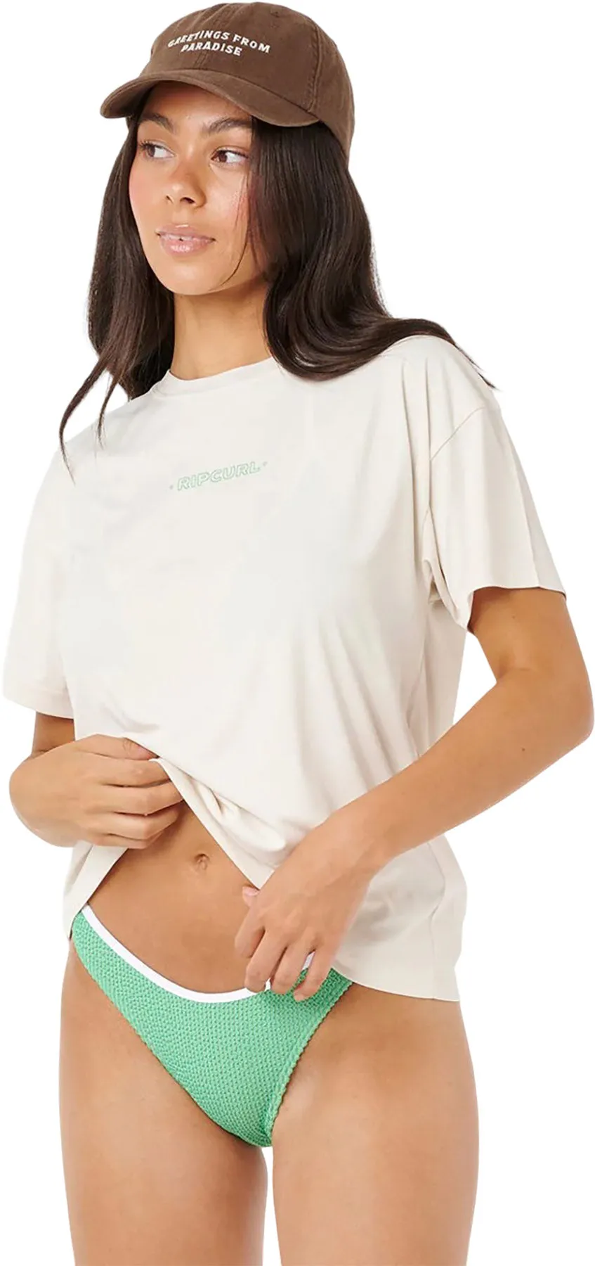 Sunset Luau Surf Lite Short Sleeve Rashguard - Women's|-|Maillot de surf à manches courtes Sunset Luau Surf Lite - Femme sold by Altitude Sports product image thumbnail 3