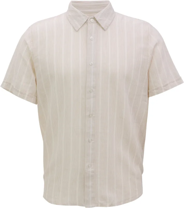 Linen Blend Short Sleeve Shirt - Men's|-|Chemise à manches courtes en mélange de lin - Homme sold by Altitude Sports