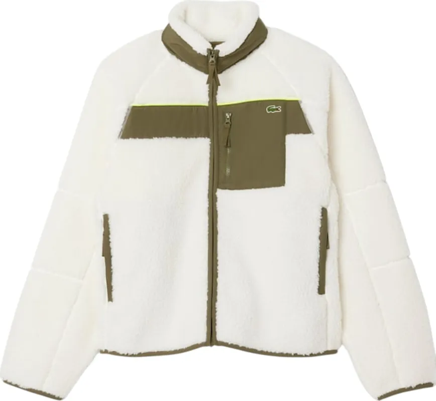 Colorblock Sherpa Fleece Jacket - Men's|-|Manteau en polaire sherpa à couleurs contrastantes - Homme made by Lacoste