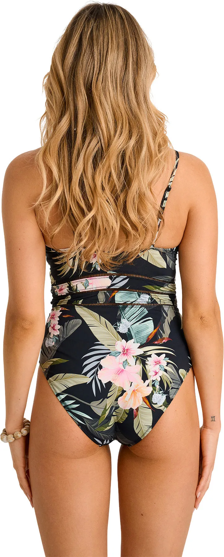 Cami One-Piece Swimsuit with Elastic Trim Inserts - Women's|-|Maillot de bain une pièce cami avec empiècements à bordure élastique - Femme sold by Altitude Sports product image thumbnail 2