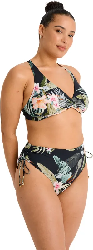 Front Twist Full Cup Crop Bikini Top - Women's|-|Haut de bikini écourté à devant torsadé à bonnets couvrants - Femme made by Everyday Sunday