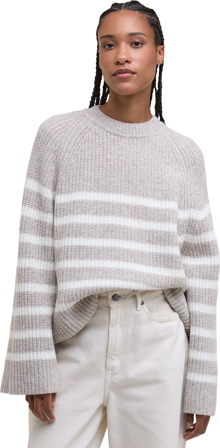 Irene Striped Crew Neck Jumper - Women's|-|Chandail à col rond rayé Irene - Femme sold by Altitude Sports product image thumbnail 2