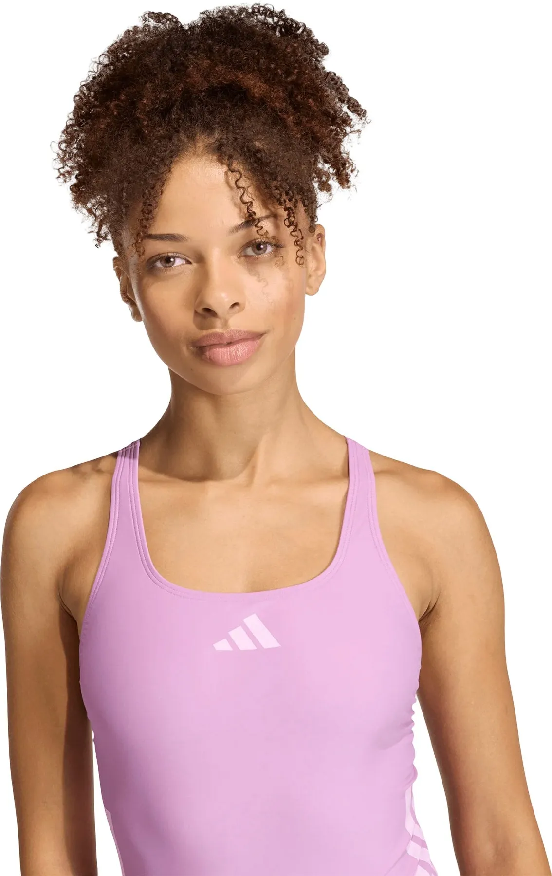3-Stripes C-Back Swimsuit - Women's|-|Maillot de bain à dos en C à 3 bandes - Femme sold by Altitude Sports product image thumbnail 3