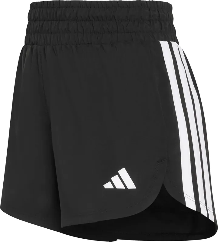 Pacer Workout Woven High Rise Training Shorts 5 in - Women's|-|Short d’entraînement tissé à taille haute Pacer 5 po - Femme made by Adidas