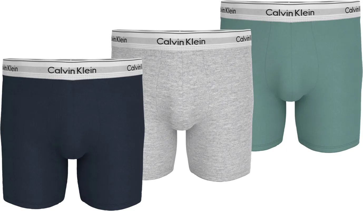 Icon Cotton Stretch 3-Pack Boxer Briefs - Men's|-|Boxeurs longs paquet de 3 Icon Cotton Stretch - Homme sold by Altitude Sports
