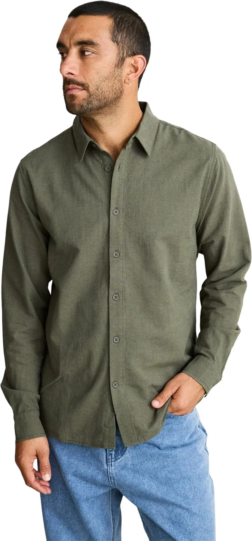 Classic Linen Long Sleeve Shirt - Men's|-|Chemise classique en lin à manches longues - Homme sold by Altitude Sports product image thumbnail 4