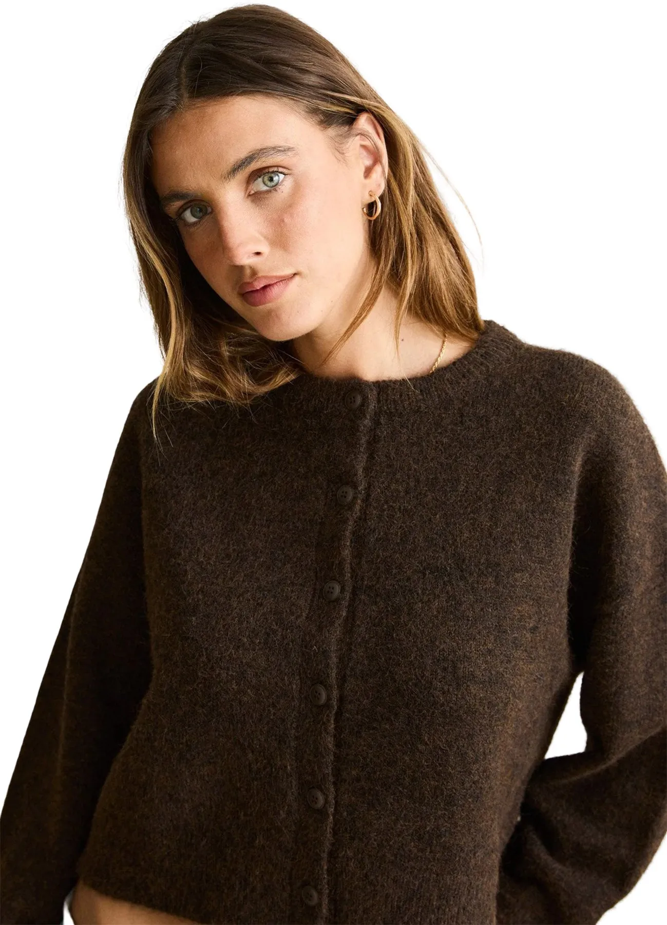 Estelle Fluffy Knit Cardigan - Women's|-|Cardigan en maille douce Estelle - Femme sold by Altitude Sports product image thumbnail 3
