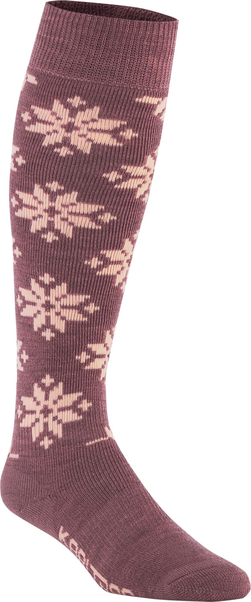 Rose Wool Ski Socks - Women's|-|Chaussettes de ski en laine Rose - Femme sold by Altitude Sports product image thumbnail 2
