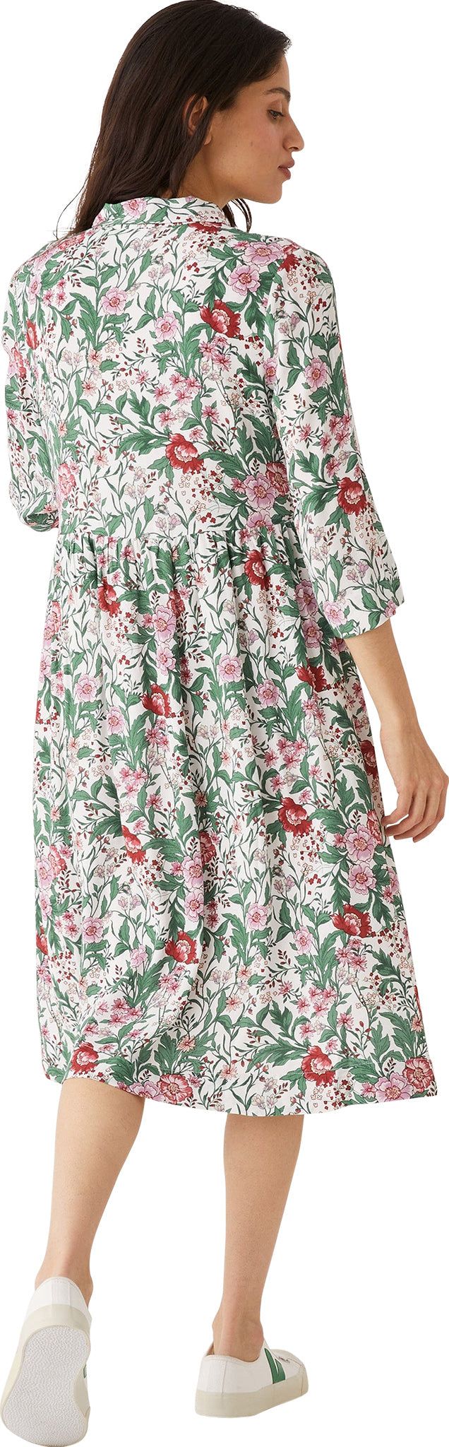 Botanical Print Babydoll Dress - Women's|-|Robe babydoll à imprimé botanique - Femme sold by Altitude Sports product image thumbnail 4