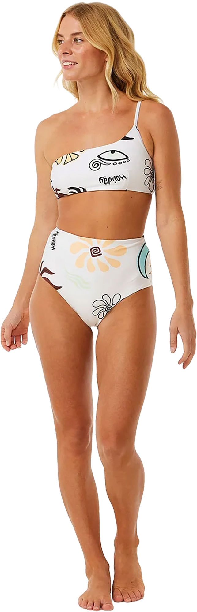 Holiday Hi Waist Cheeky Coverage Bikini Bottom - Women's|-|Bas de bikini taille haute à couvrance échancrée Holiday - Femme sold by Altitude Sports product image thumbnail 3