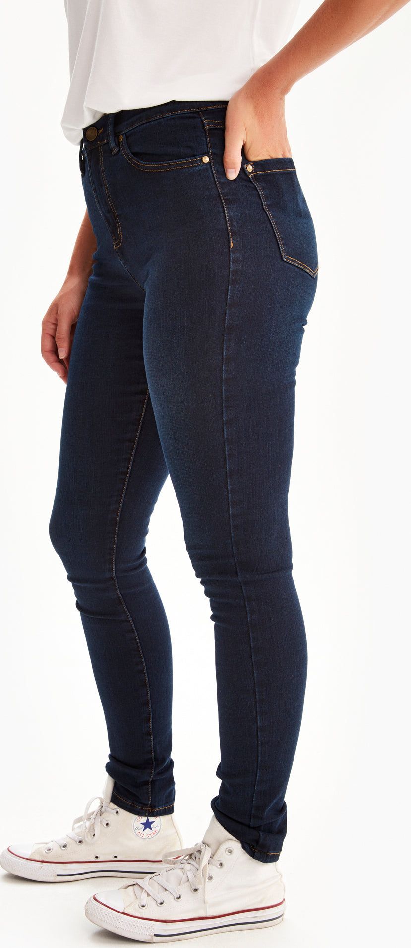 Skinny Long High Waist Jeans - Women's|-|Jeans taille haute Skinny Long - Femme sold by Altitude Sports product image thumbnail 3