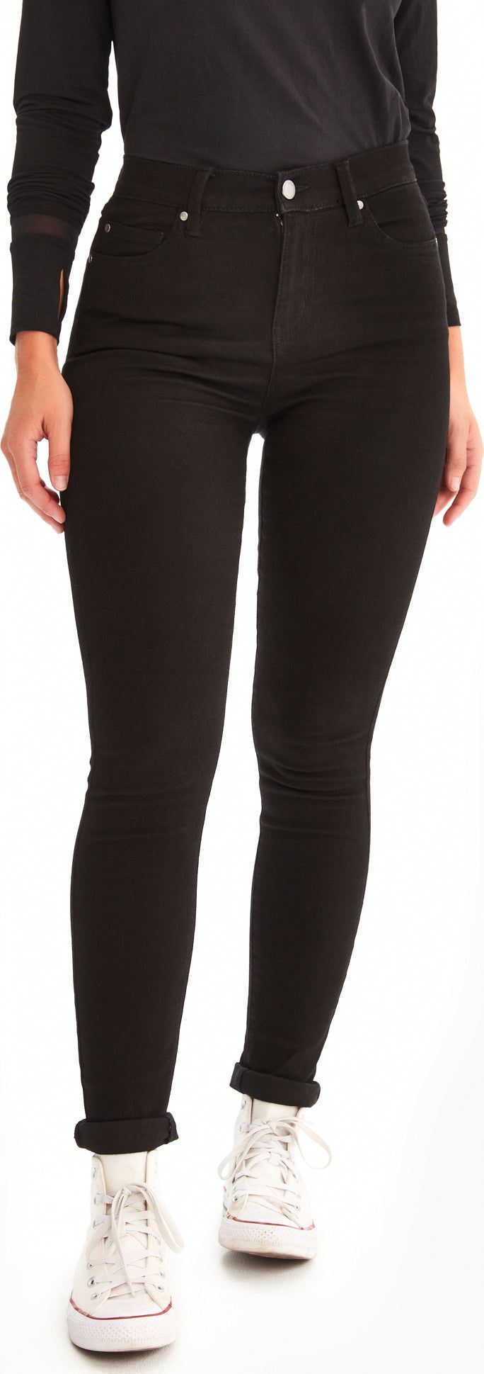 Skinny Long High Waist Jeans - Women's|-|Jeans taille haute Skinny Long - Femme sold by Altitude Sports product image thumbnail 2