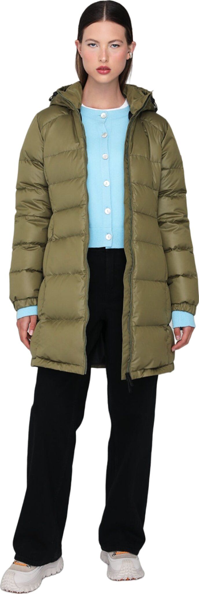 Lucia Hooded Down Puffer Jacket - Fitted - Women's|-|Manteau en duvet à capuchon Lucia - Ajustée - Femme sold by Altitude Sports product image thumbnail 5
