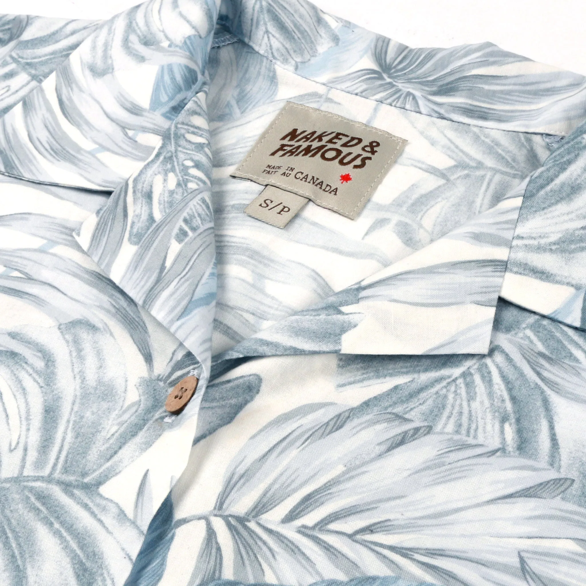 Aloha Shirt - Tropical Leaves White - Women's|-|Chemise Aloha - Tropical Leaves White - Femme sold by Altitude Sports product image thumbnail 2